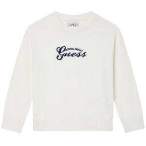 Maglione Guess kids con logo ricamato