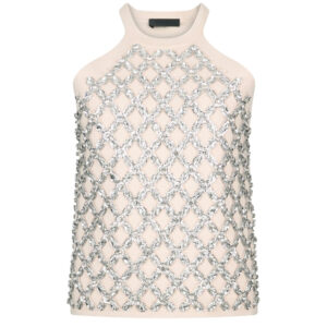 Top Liu Jo con ricami gioiello