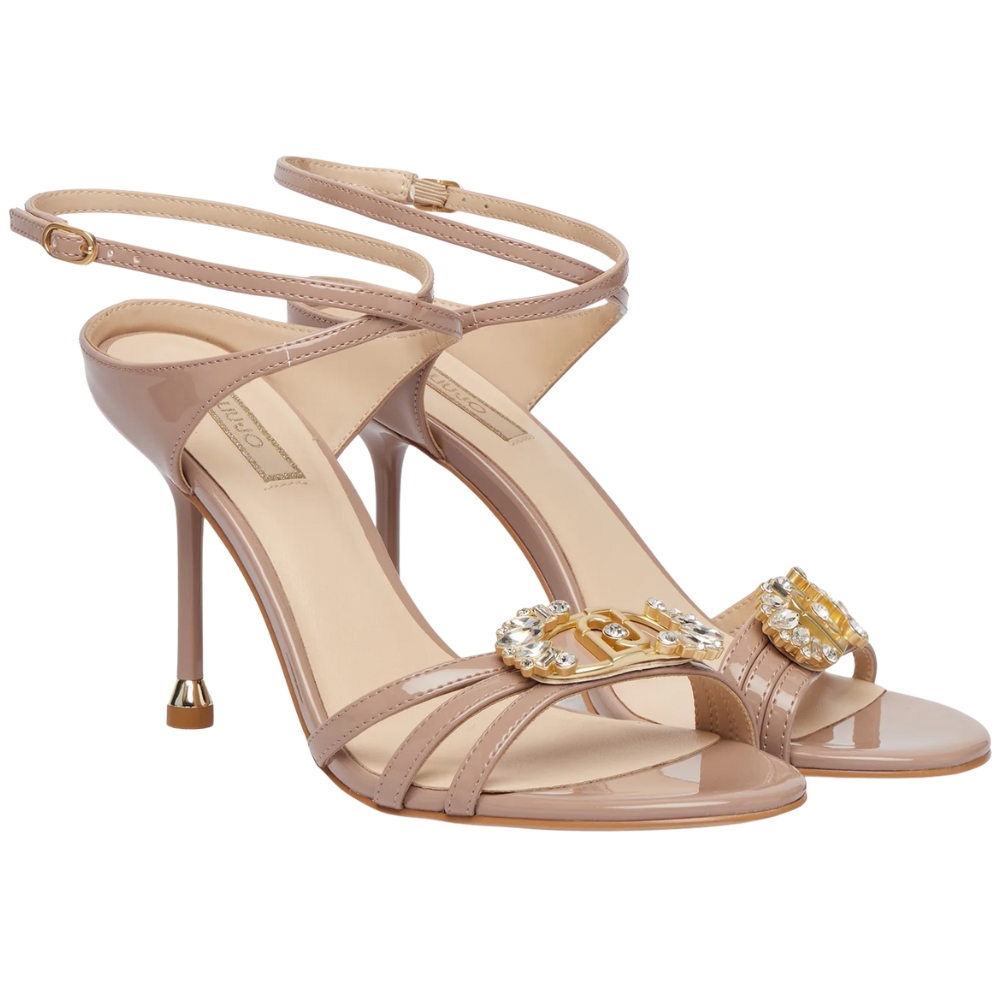 Sandalo Liu Jo tracy 03 con tacco e logo