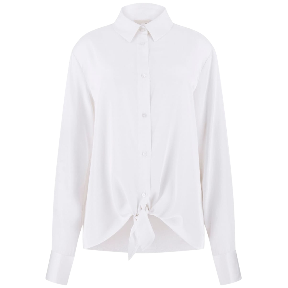 Camicia Guess in raso con fiocco