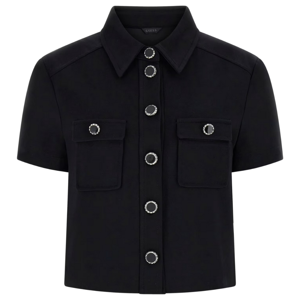 Top Guess con dettaglio bottoni