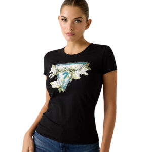 T-Shirt Guess con logo triangolare