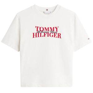 T-Shirt Tommy Hilfiger Classic relaxed fit con logo floccato