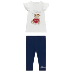 Set Guess kids t-shirt e leggins logo
