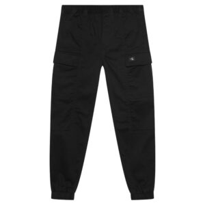 Pantaloni Calvin Klein cargo in raso relaxed