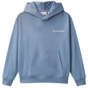 Felpa Calvin Klein con cappuccio e logo stampato sul retro