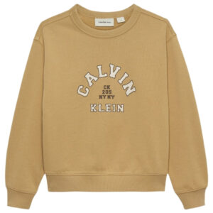 Felpa Calvin Klein in stile college taglio relaxed