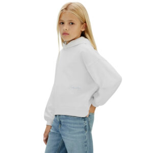 Felpa Calvin Klein con cappuccio dal taglio squadrato