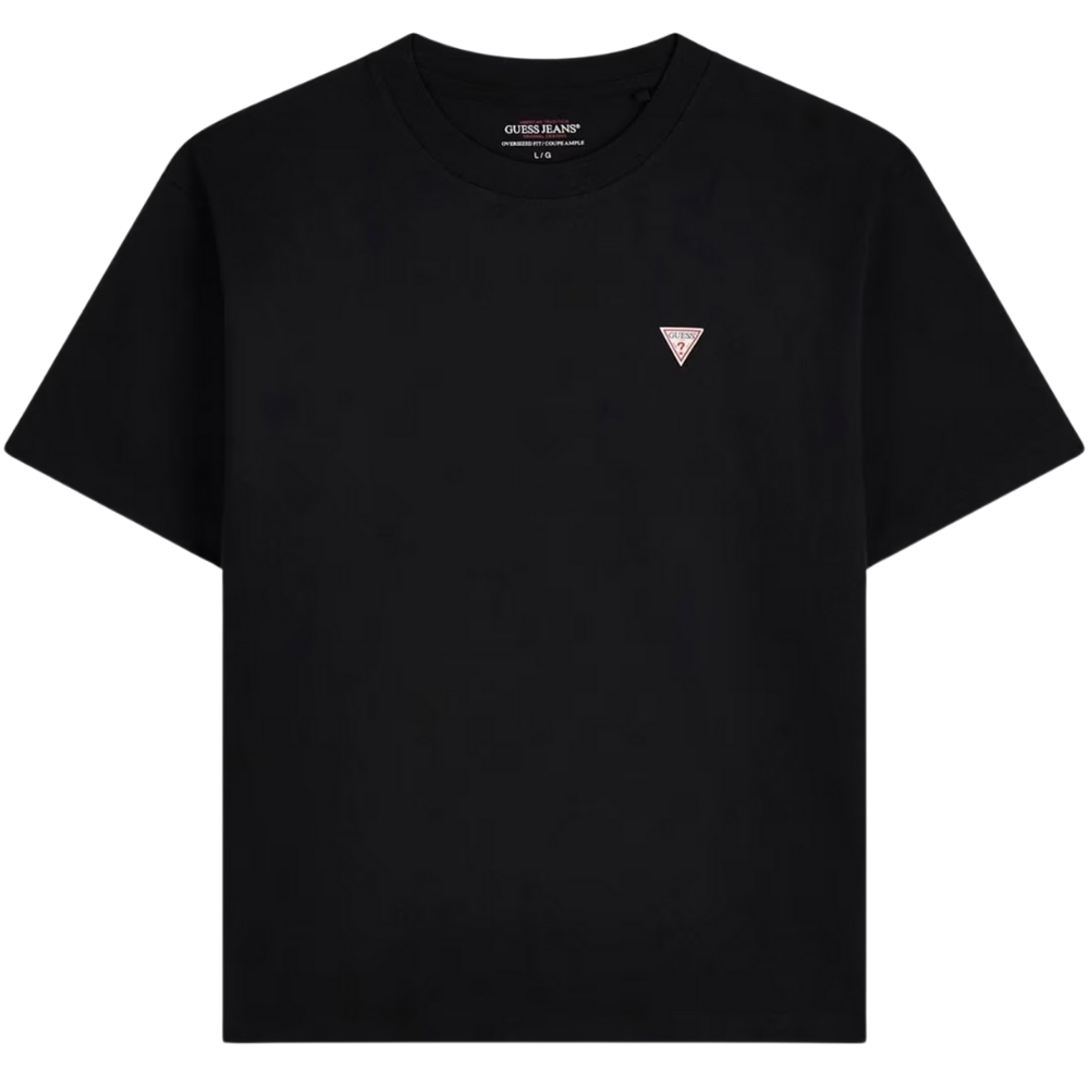 T-Shirt Guess oversize con patch mini