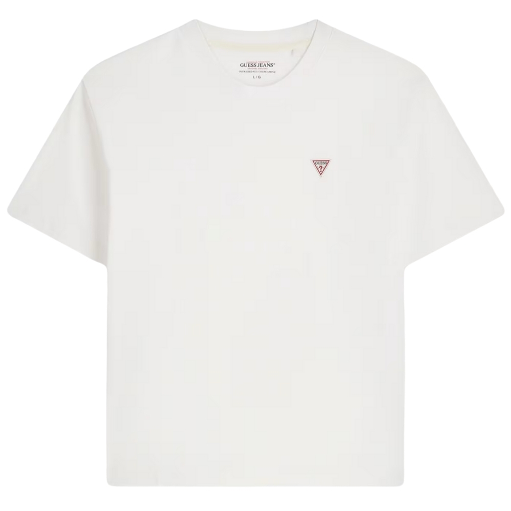 T-Shirt Guess oversize con patch mini