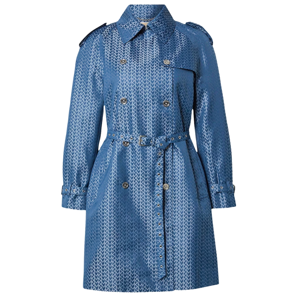 Trench Michael Kors con logo jacquard