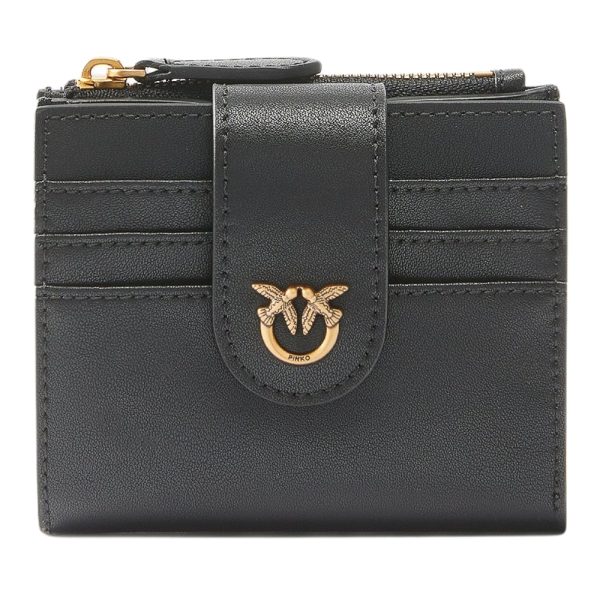 Portafoglio Pinko piccolo in pelle con logo
