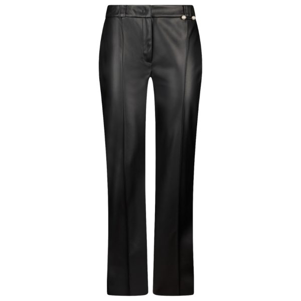 Pantaloni Liu Jo flare in tessuto spalmato