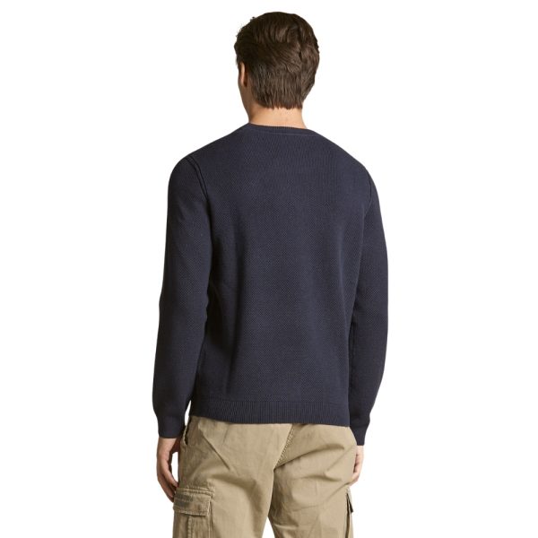 Maglione Aeronautica Militare girocollo misto lana punto riso