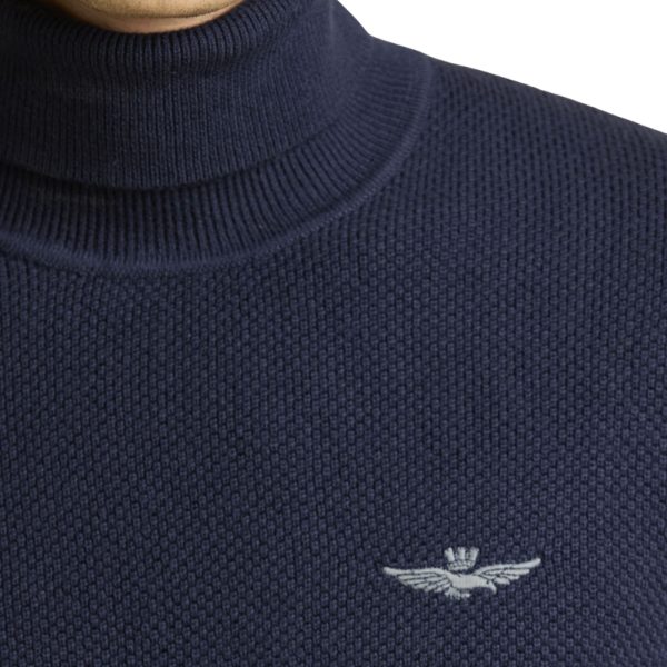 Maglione Aeronautica Militare a collo alto in misto lana
