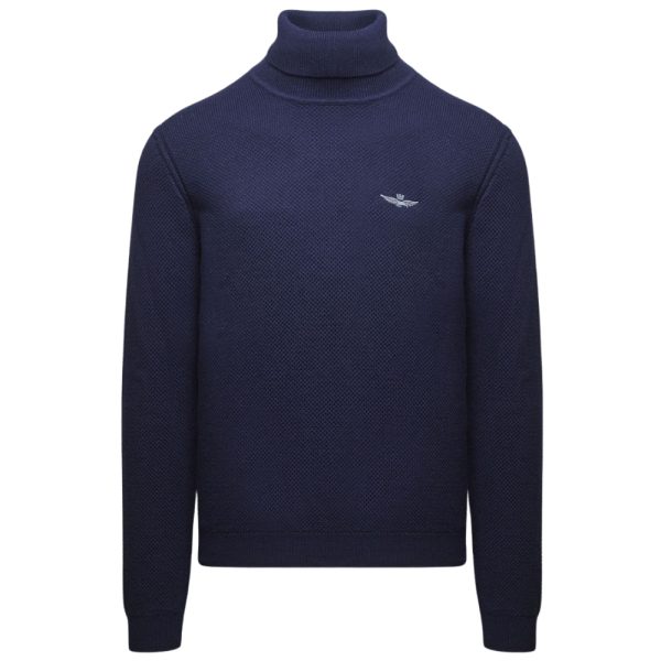 Maglione Aeronautica Militare a collo alto in misto lana