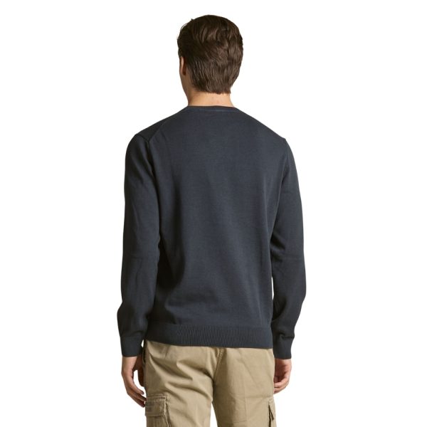 Maglia Aeronautica Militare girocollo in cotone tinto filo