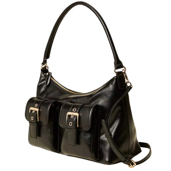 Borsa Twinset a tracolla con tasche e fibbie