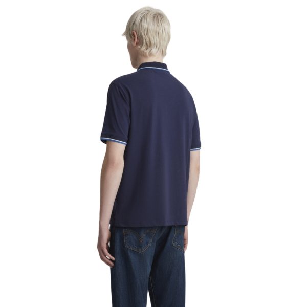 Polo Ciesse Piumini jersey stretch bianca con logo in tono