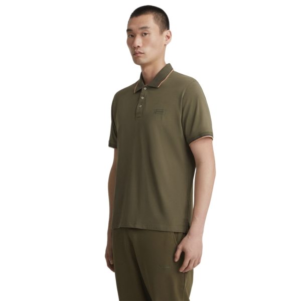 Polo Ciesse Piumini jersey stretch bianca con logo in tono