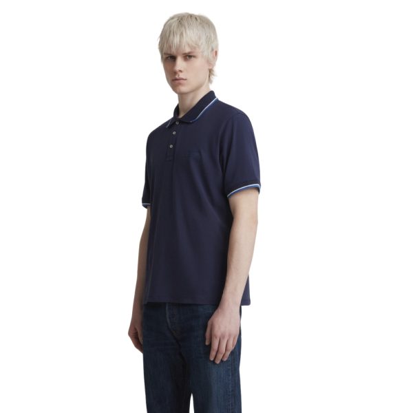 Polo Ciesse Piumini jersey stretch bianca con logo in tono