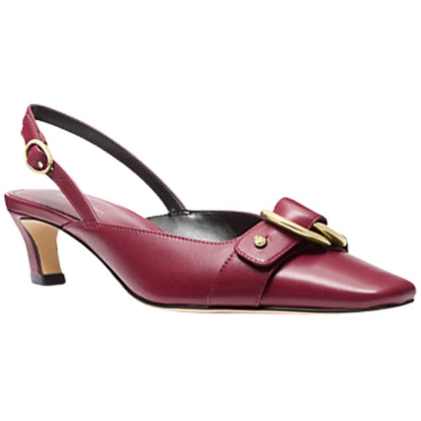 Décolleté Michael Kors slingback Jaden in pelle con mezzo tacco