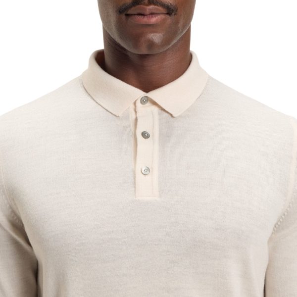 Polo Hugo Boss regular fit in maglia di lana vergine