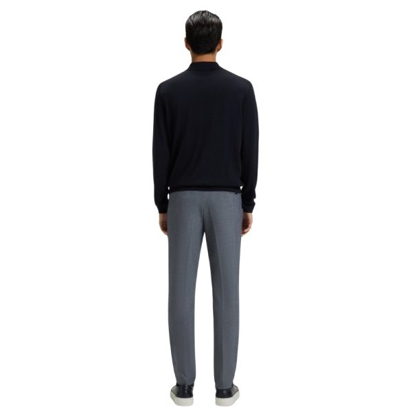 Polo Hugo Boss regular fit in maglia di lana vergine