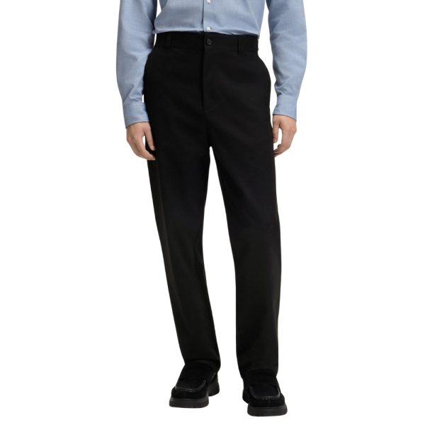 Pantaloni Hugo Boss chino slim fit in twill di cotone mercerizzato