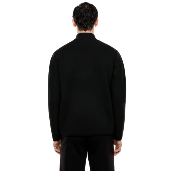 Felpa EA7 in misto viscosa con zip