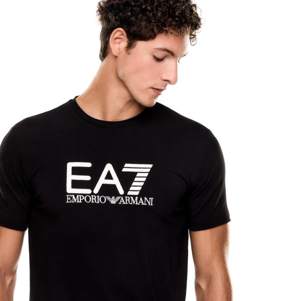 T-Shirt EA7 in jersey di cotone