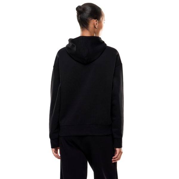 Felpa EA7 con cappuccio in misto cotone