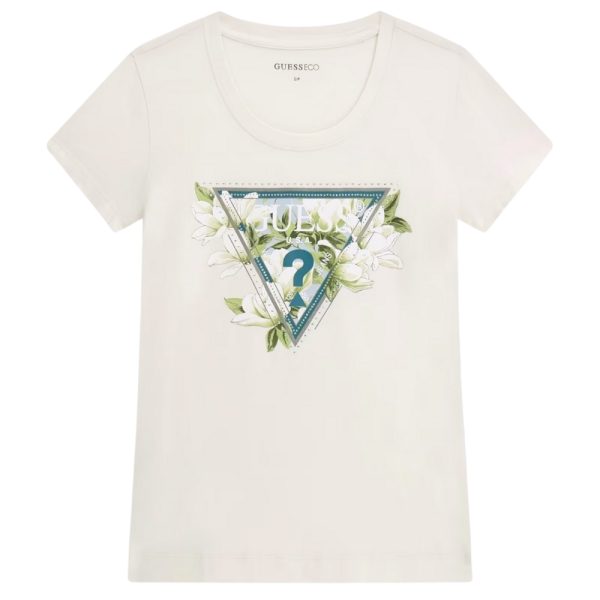 T-Shirt Guess con logo triangolare