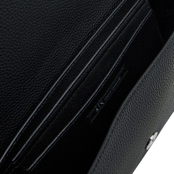 Borsa a tracolla Armani Exchange con logo all over