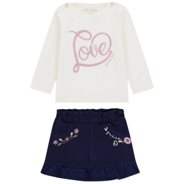 Set Guess T-Shirt e gonnellina