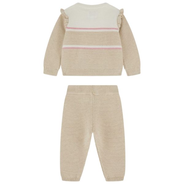 Set Guess maglione e pantalone logo