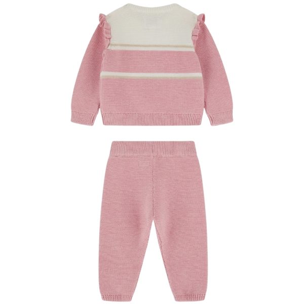 Set Guess maglione e pantalone logo