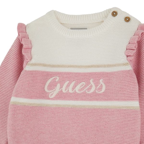 Set Guess maglione e pantalone logo