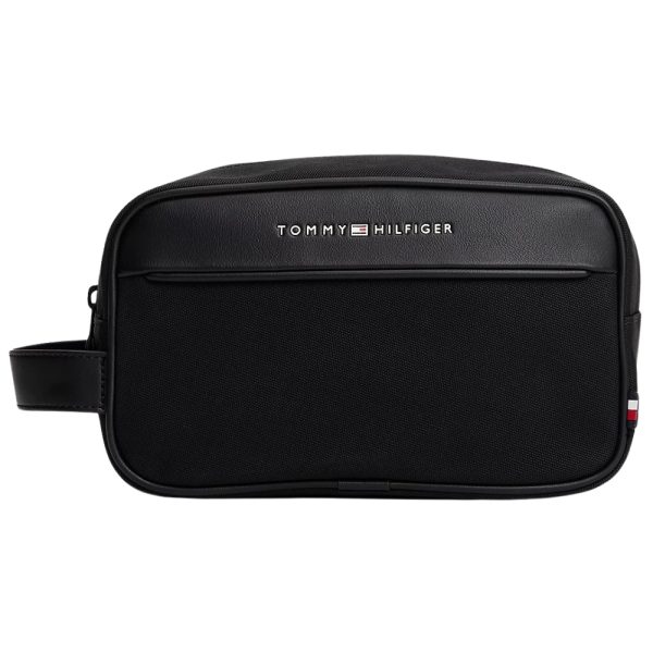 Pochette Tommy Hilfiger con texture a contrasto