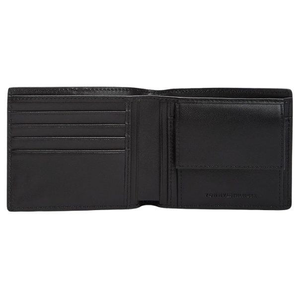 Portafoglio Tommy Hilfiger bifold Corporate in pelle con logo