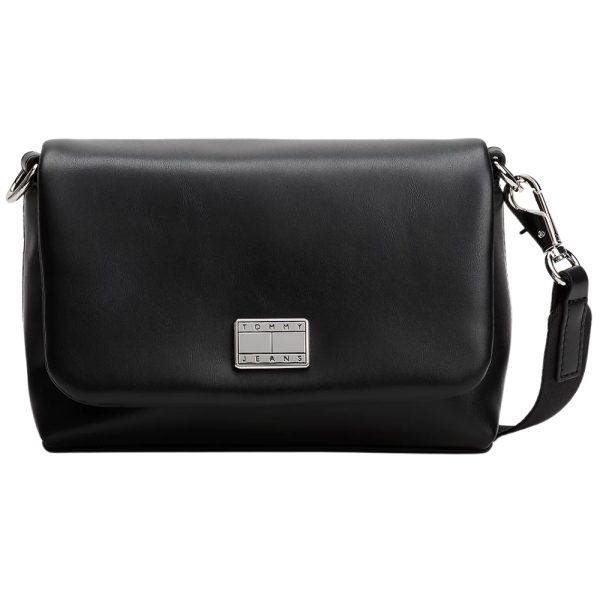 Borsa a tracolla Tommy Jeans con patta e logo in metallo