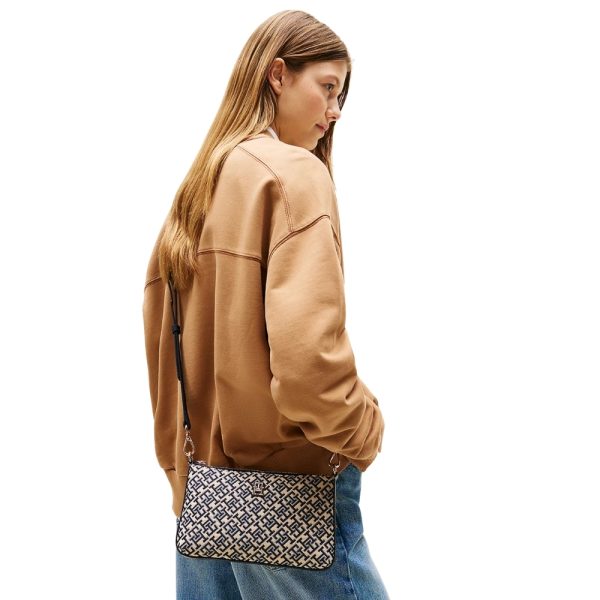 Pochette piatta Tommy Hilfiger con motivo a monogrammi TH