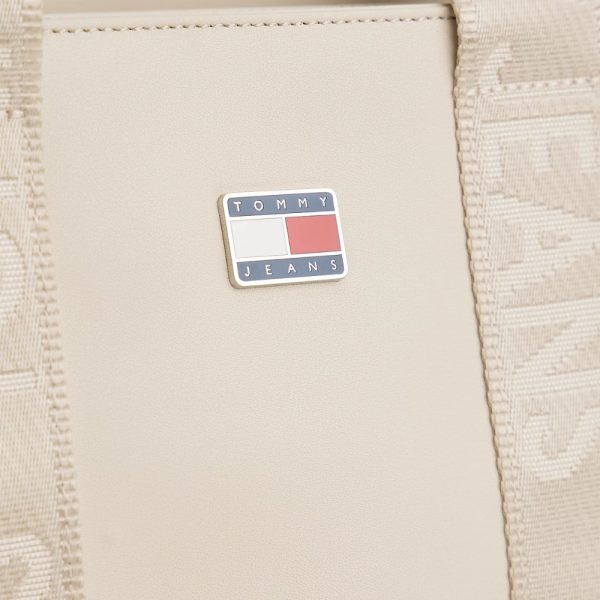 Borsa Tommy Jeans Essential con logo ripetuto
