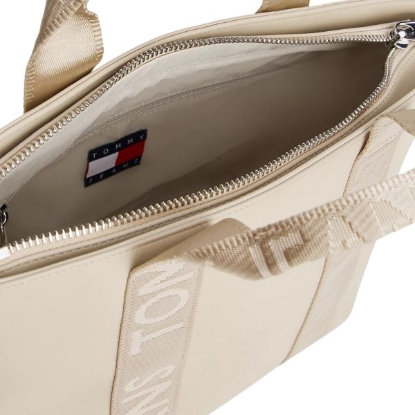 Borsa Tommy Jeans Essential con logo ripetuto