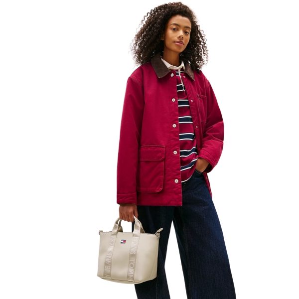 Borsa Tommy Jeans Essential con logo ripetuto