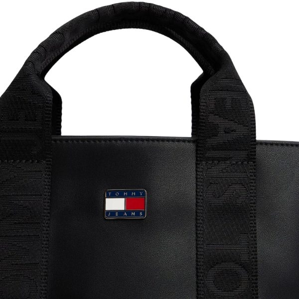 Borsa Tommy Jeans Essential con logo ripetuto