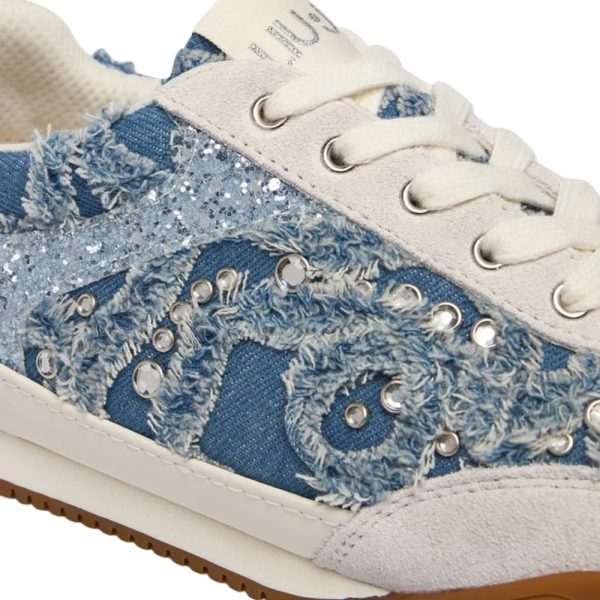 Sneakers Liu Jo in denim con pietre gioiello