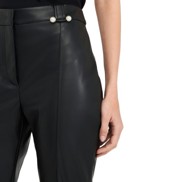 Pantaloni Liu Jo flare in tessuto spalmato