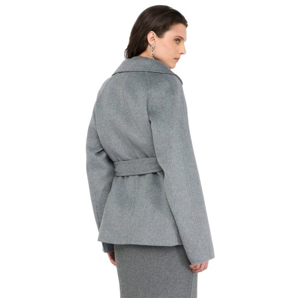 Cappotto Liu Jo in lana con cintura