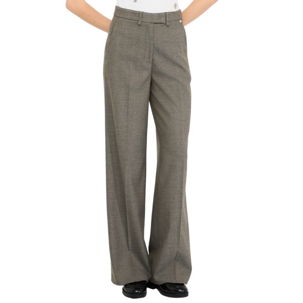 Pantaloni Liu Jo straight con piega